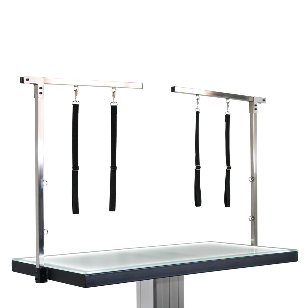 Vetium Medical kolon camlı tıraş masasının yan görünümü